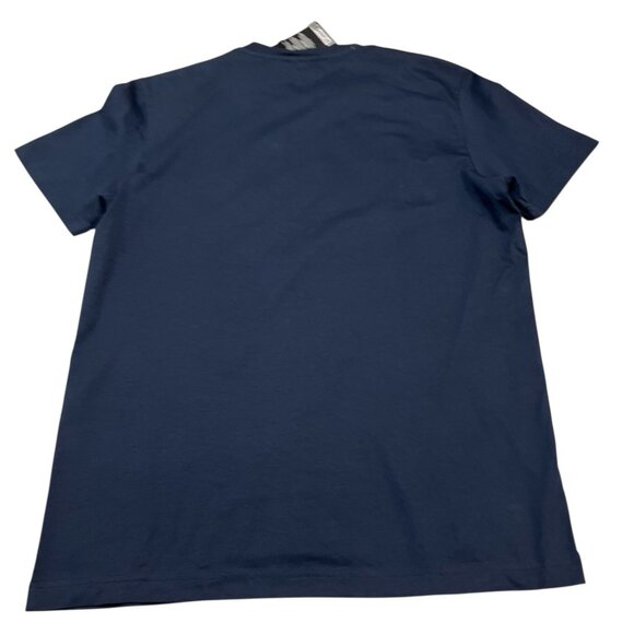 Diesel TShirt Mens L T Diegor K47 Midnight Blue Logo Short Sleeve Casual - Picture 2 of 10